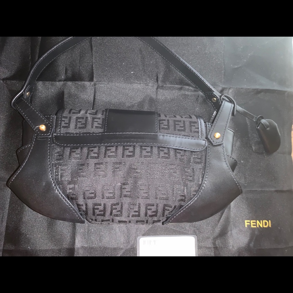 ❌sold eBay❌Auth FENDI Borsa Tuc Zucca Shoulder - Picture 7 of 8